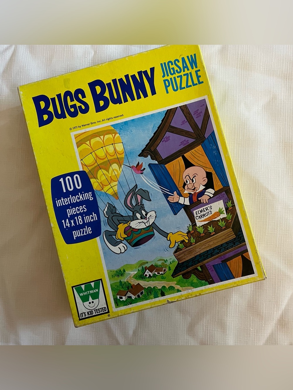 Vintage 1972 Whitman bugs bunny jigsaw puzzle 100 piece